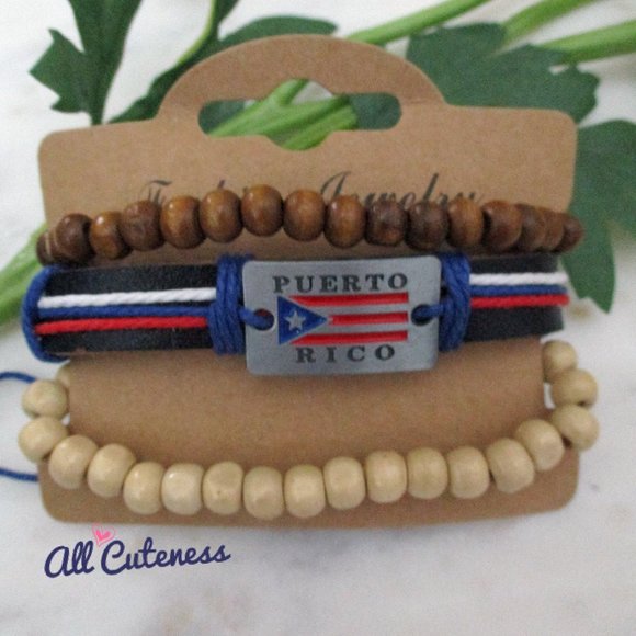 Puerto Rico Bracelet Set - Picture 1 of 2